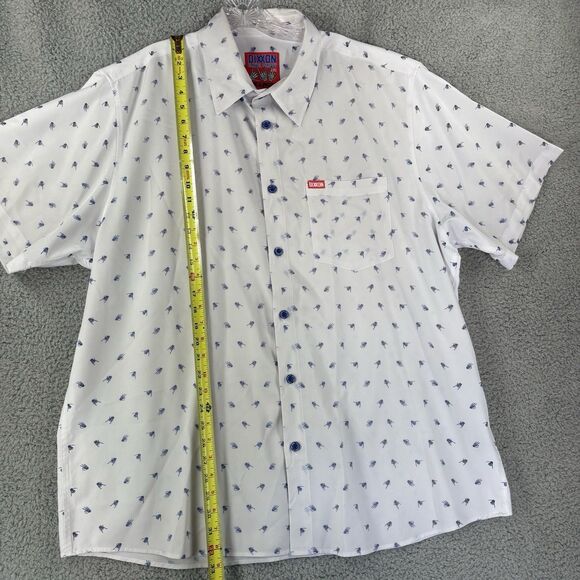 Dixxon Flannel Co Brolingual Men's XXL 2XL White Short Sleeve Button Up Shirt - Picture 5 of 7